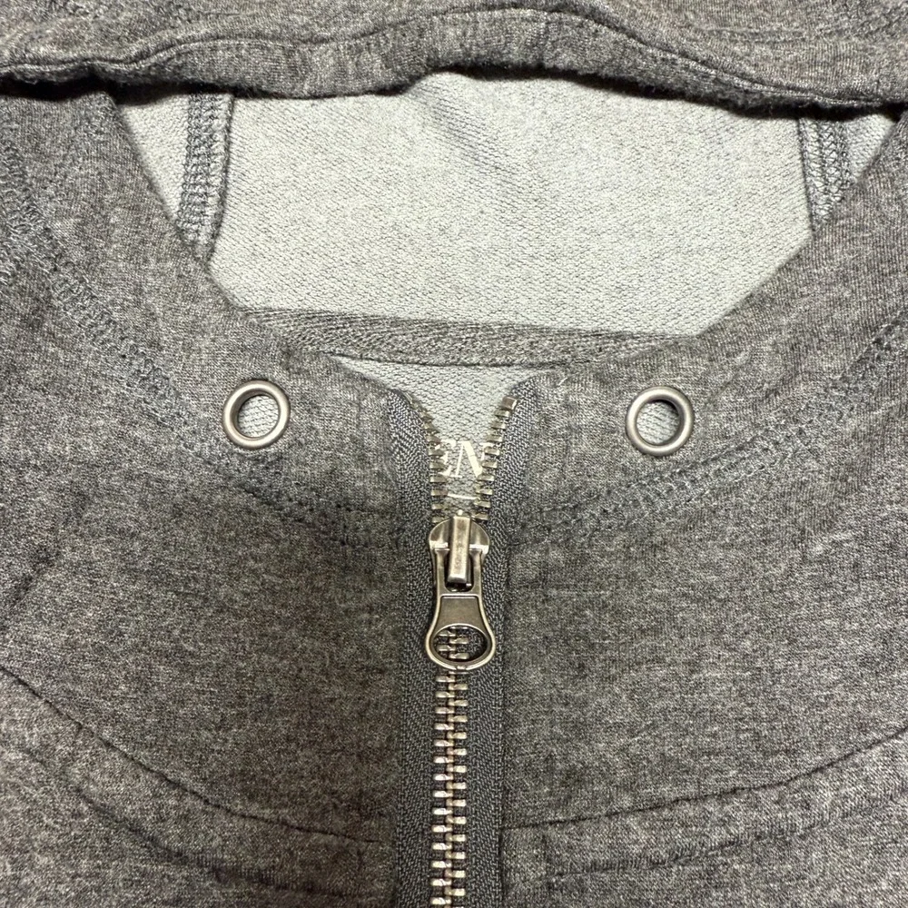 Pendleton‎ Mens L Heather Gray Full Zip Hoodie Sweatshirt Geometric Graphic